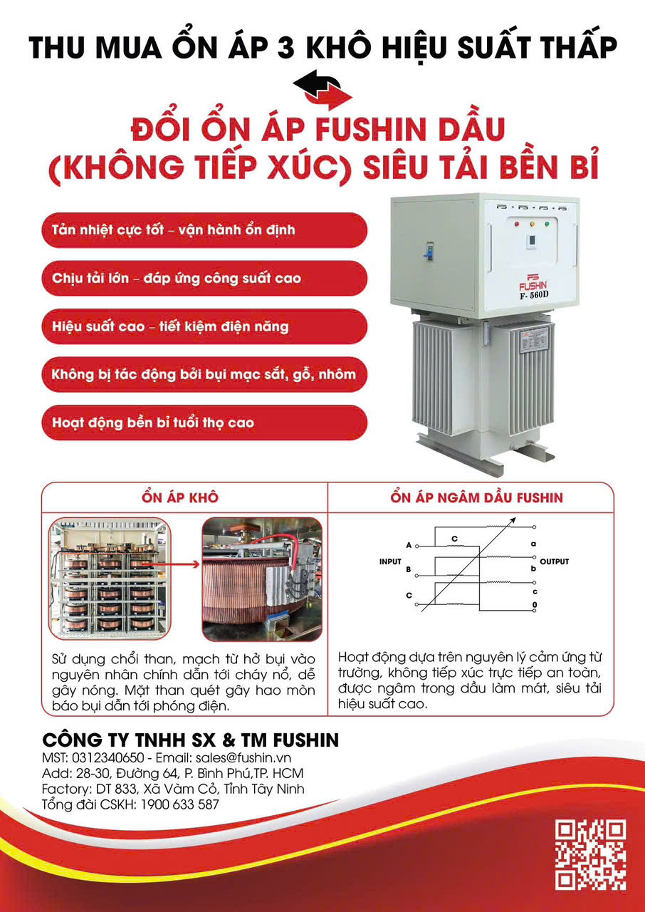 Vì sao cần chuyển đổi Ổn áp khô qua sử dụng Ổn áp Ngâm dầu